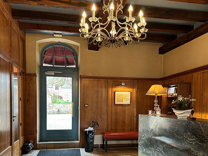 Le hall, Domaine de la Bretesche avant l'intervention d'ID Plume, 3