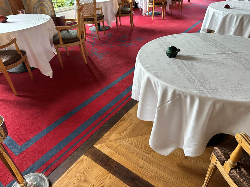 Restaurant, Domaine de la Bretesche avant l'intervention d'ID Plume, 2