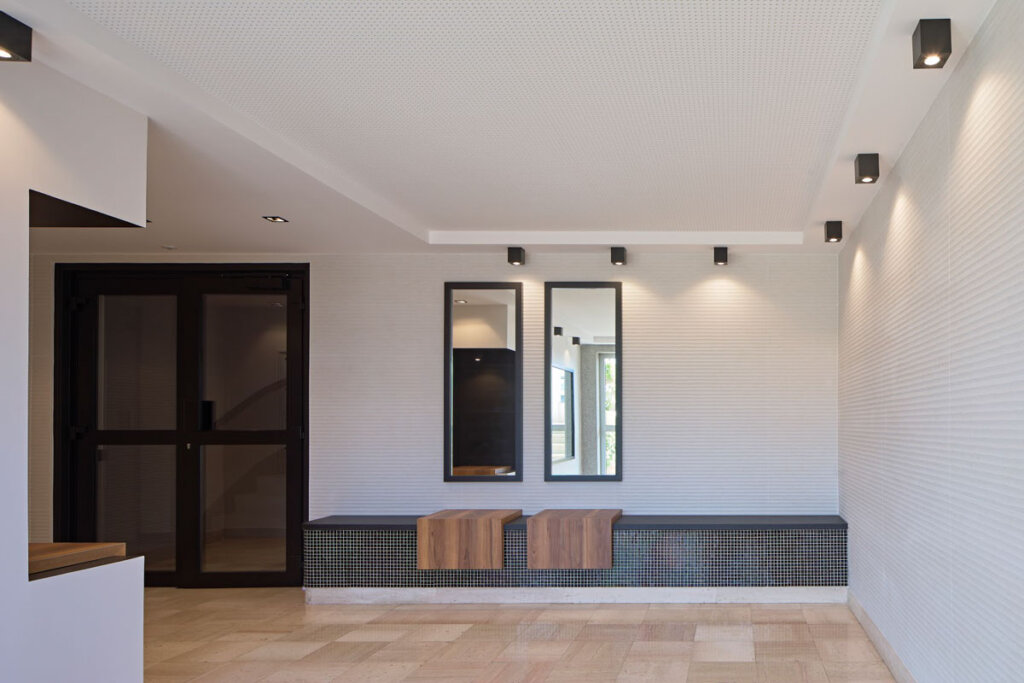 Hall d'immeuble Le Magellan, ID Plume architecture intérieure, 1